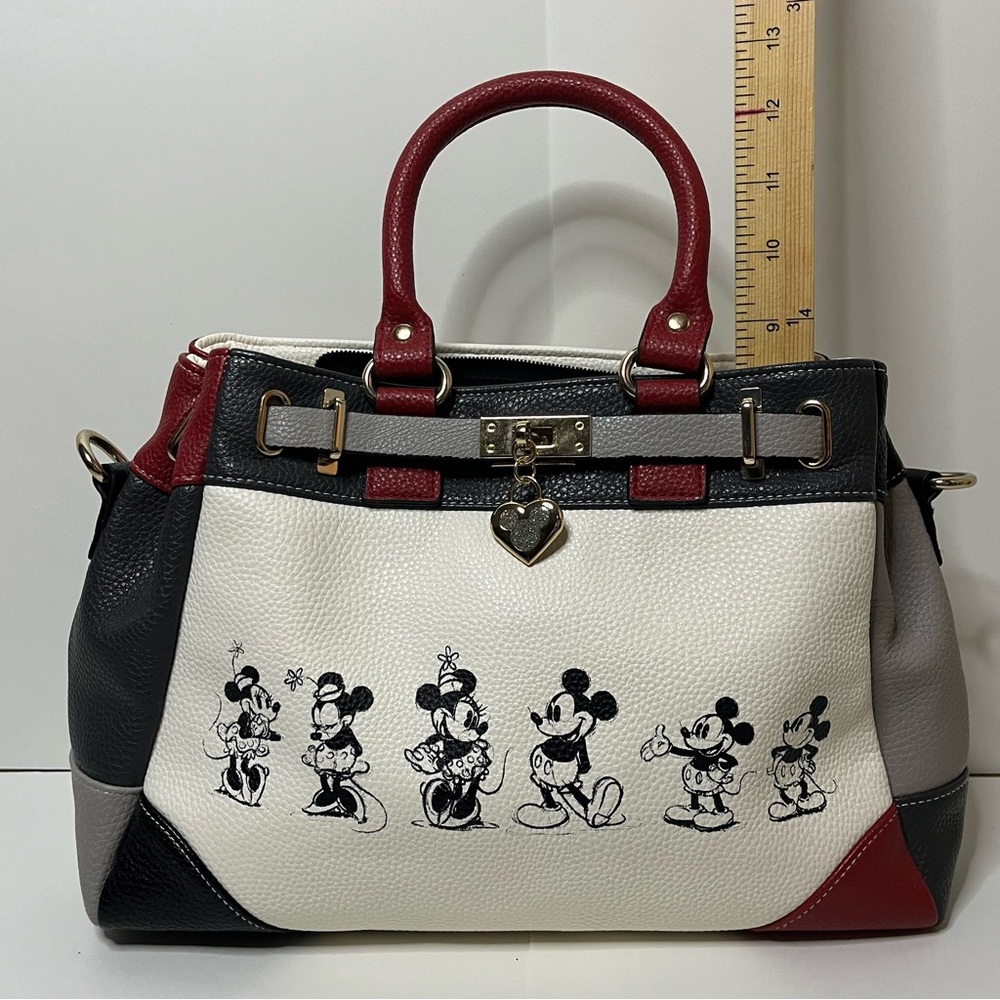 The Bradford Exchange Mickey and Minnie Love Story Handbag